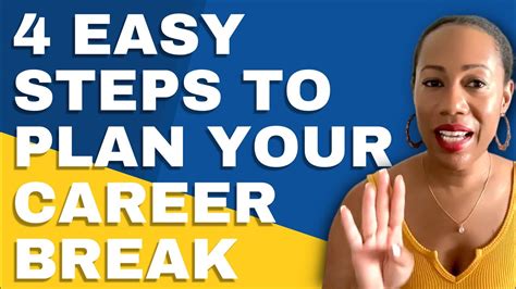 4 Step Plan For Creating Your Career Break Youtube