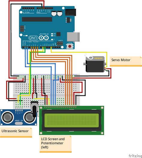 How To Make An Arduino Toll Gate With Ultrasonic Sensor Servo And Lcd