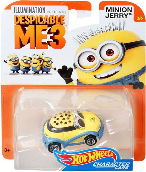 Hot Wheels Despicable Me 3 Minion Jerry 164 Diecast Character Car 36