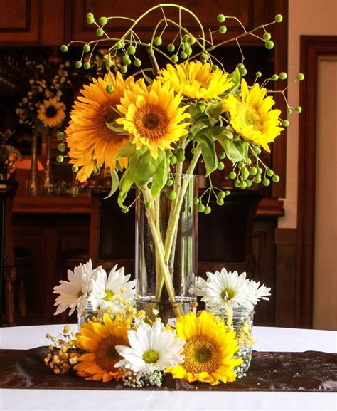 View the top 5 artificial flowers of 2021. Tall sunflower centerpiece. | Custom Centerpieces and ...