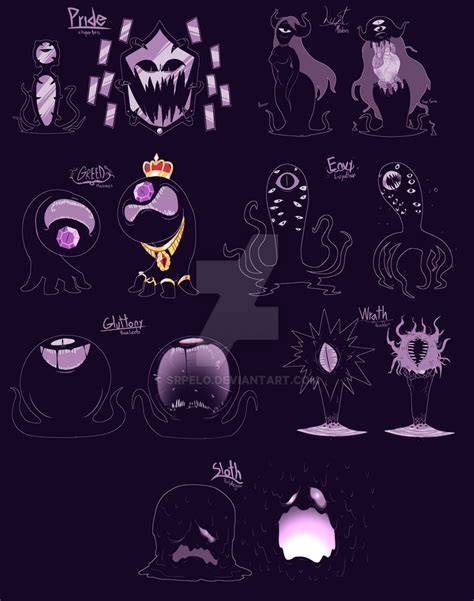 The Seven Deadly Sins By Srpelo On Deviantart