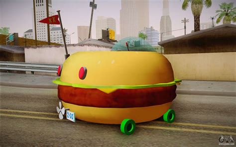 Spongebobs Burger Mobile For Gta San Andreas
