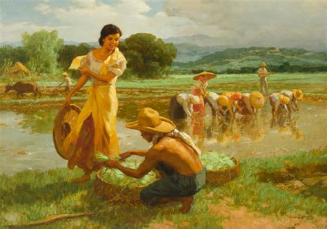Fernando Amorsolo Paintings Dalagang Bukid The Best Picture Of