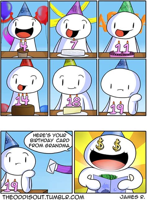 These 275 Funny Comics By Theodd1sout Have The Most Unexpected Endings Funny Comics Funny