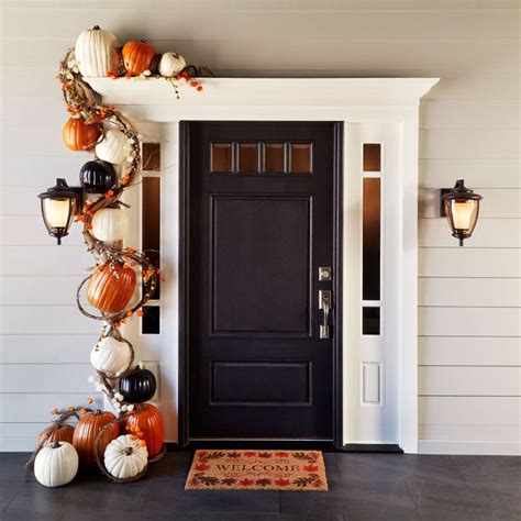 Pumpkin Garland Door Décor Fall Decorations Porch Front Porch