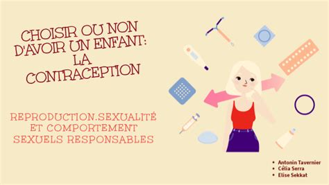 Exposé Svt Choisir Ou Non Davoir Un Enfant La Contraception