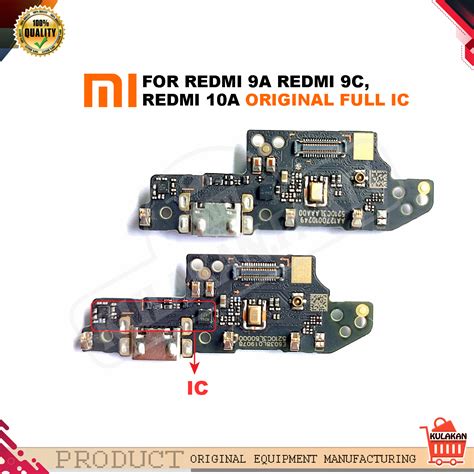 Flexible Pcb Papan Cas Connector Charger Mic Xiaomi Redmi A C A