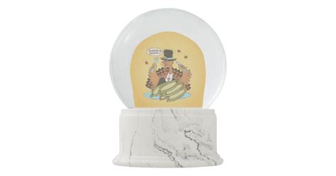 Pilgrim Turkey Snow Globe