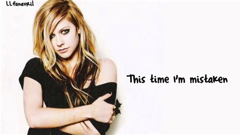 Avril Lavigne How You Remind Me Lyrics Nickelback Cover 2012 Youtube