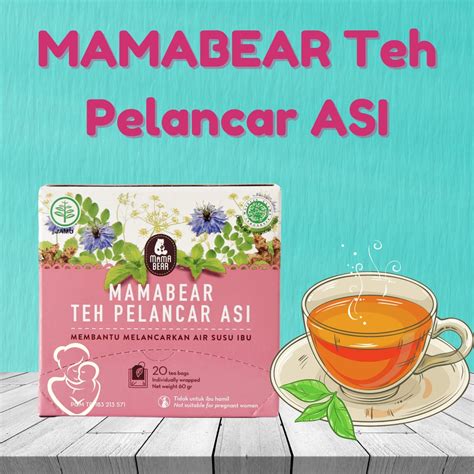 Mamabear Breast Milk Smoothing Tea Contains 20 Sachets Of Breast Milk