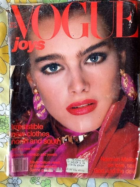 Vogue Magazine December 1980 Brooke Shields Cover By Richard Avedon