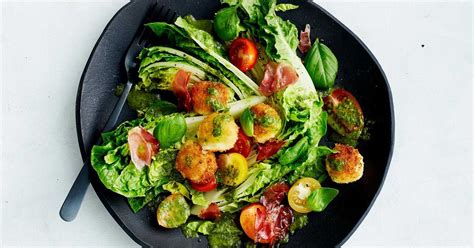 Crumbed Bocconcini Salad