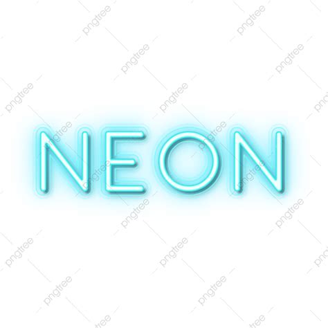 Neon Text Effect Vector Hd Png Images Illustrator Neon Text Effect
