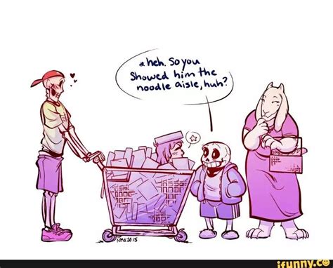 Shopping With Skeletons Feat Papyrus Sans Toriel And Frisk