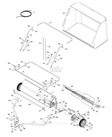 Agri Fab 45 05461 52 Lawn Sweeper Parts Diagram For Parts List