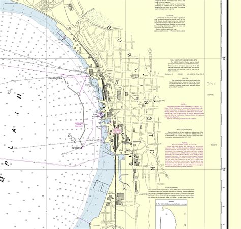 New Nautical Chart Of All Of Lake Champlain Vermont In 2013 Old Maps