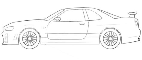 Nissan Skyline Coloring Page
