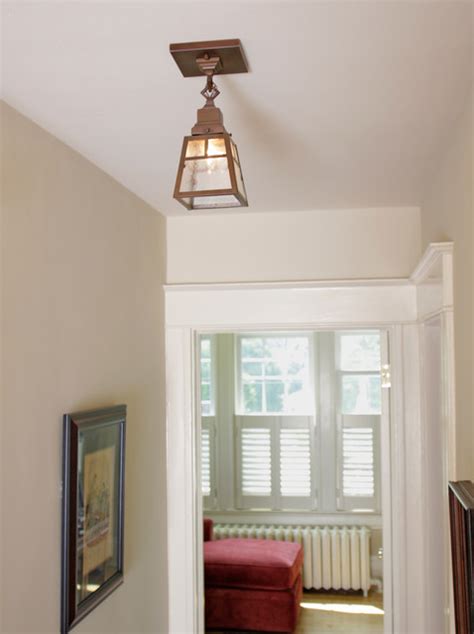 Sometimes recessed lighting looks out of place (especially in old homes) and chandeliers are too big for our short ceilings: 10 benefits of Ceiling hallway lights | Warisan Lighting