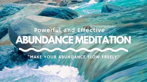 Unblock The Flow Of Abundance Guided Manifestation Meditation Youtube