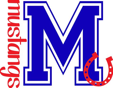 M Is For Mustangs Varsity Font M Payhip