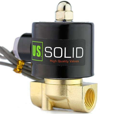 Brass 38 Npt 12 V Dc Electric Solenoid Valve Air Water Normally