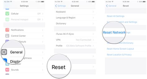 How To Reset And Restore Your Iphones Settings Network Location And