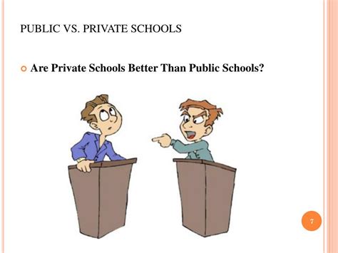 Ppt Differences Between Public And Private Schools And Their