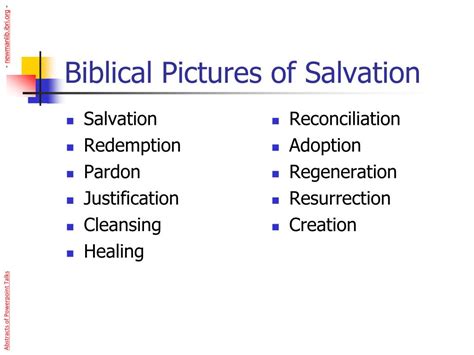 Ppt Biblical Pictures Of Salvation Powerpoint Presentation Free