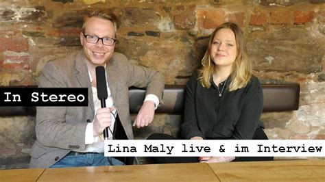 In Stereo Lina Maly Live And Im Interview Youtube