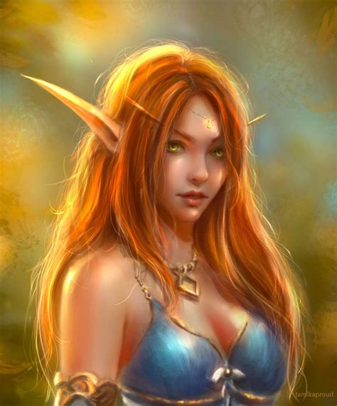 Pin By Janet On World Of Azeroth Fantasy Girl Elves Fantasy