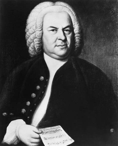 Johann Sebastian Bach Elegant Canvas Print Photowall