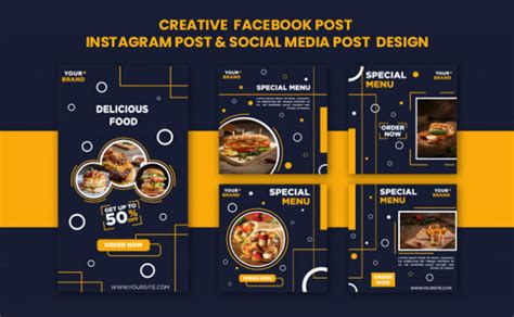 How do you post bold text on facebook? Design creative facebook post, instagram post, cover by ...