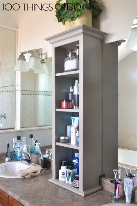 Designs of makeup table with space storage. bathroom vanity storage, bathroom storage tower | Bathroom ...