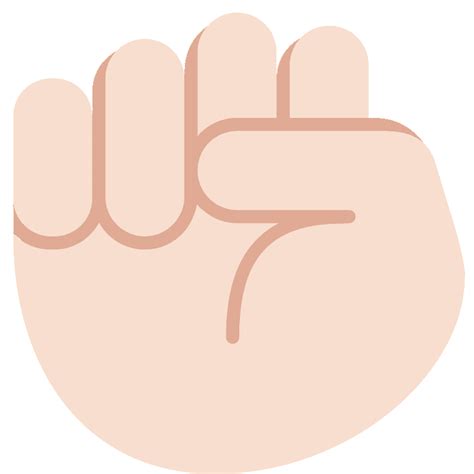 Raised Fist Emoji Clipart Free Download Transparent Png Creazilla