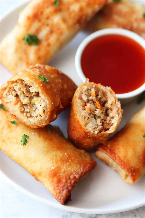 This Is A Delicious Air Fryer Egg Roll Recipe With Egg Rolls Made Of