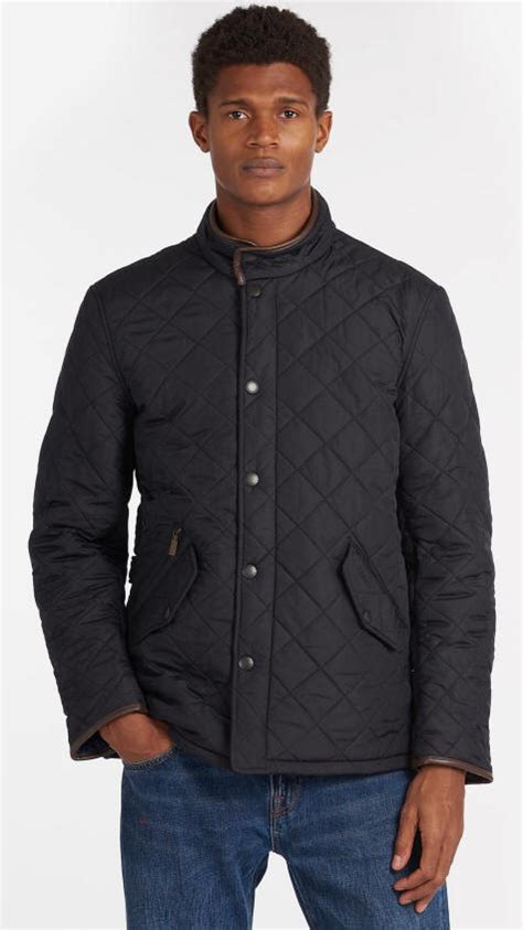 Barbour Powell Quilted Jacket Black Mqu0281bk11