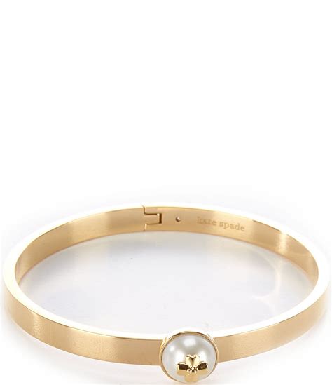 Kate Spade New York Pearls On Pearls Hinged Bangle Bracelet Dillard S