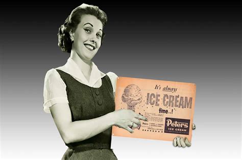 Peters Ice Cream Time Tin Sign Ga