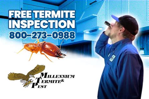 stop termites in their tracks get a free termite inspection today with millennium termite