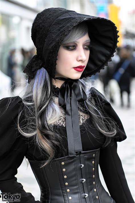 Harajuku Gothic Lace Street Style W Abilletage Corset And Vimoque