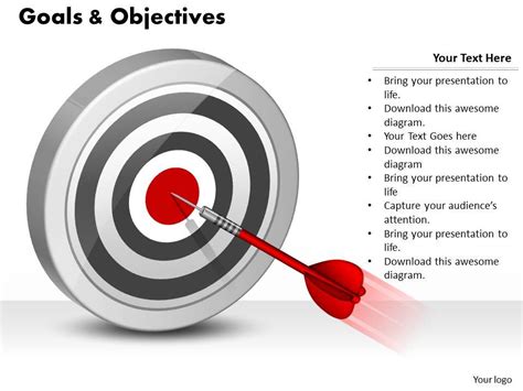Goals And Objectives Powerpoint Template Slide Powerpoint Slide