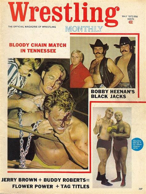 May 1972 Bobby Heenan Blackjack Mulligan Lanza Jerry Brown Buddy Roberts Chain Match Flower