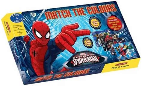 Sterling Multicolor Spiderman 4 In 1 Puzzle Board Game Box Type At Rs