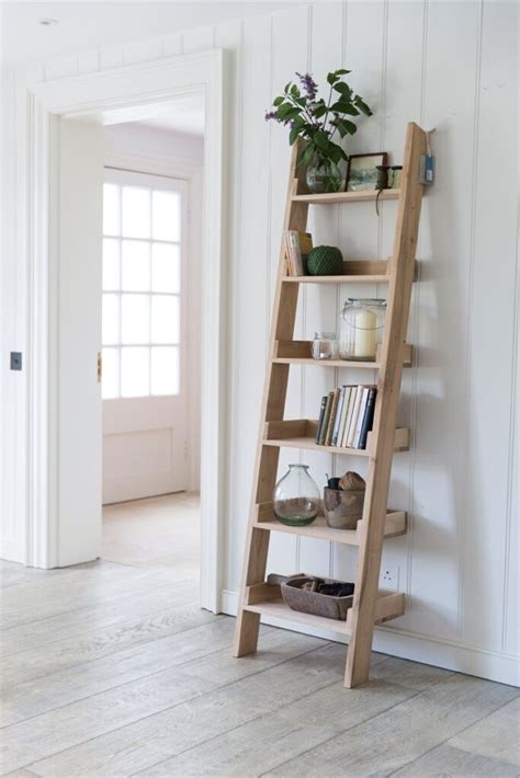 Oak Ladder Shelf