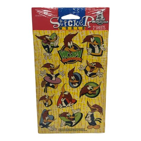 Vintage American Greetings Woody Woodpecker Stickers New Sealed Ebay