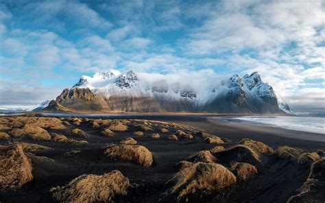 Wallpaper Id 105308 Island Iceland Nature Blue Sky Mountains