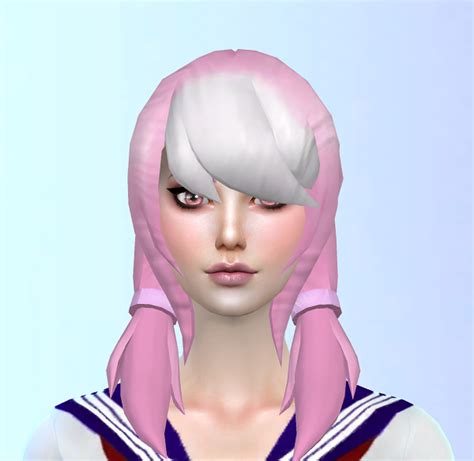 Yandere Simulator To The Sims 4 Cookie Hairstyle By We1rdusername On