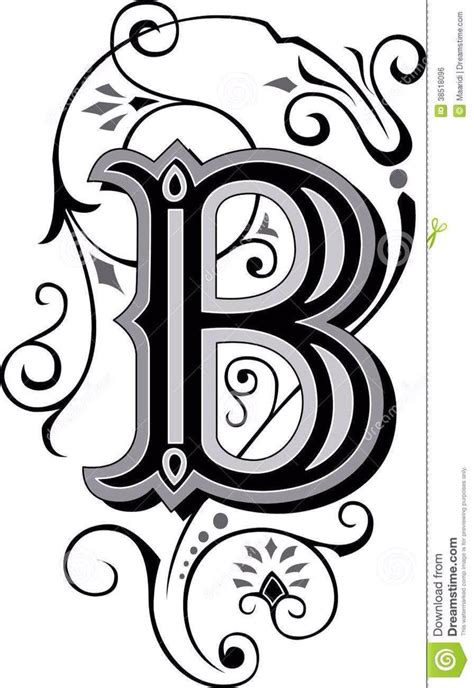 Pin By Stephanie Williams On Calligraphy Letter B Fancy Letter B