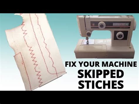 Skipped Stitches How To Fix The Timing On A Sewing Machine