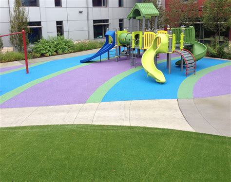 Playbound Rubber Pour In Place Playground Surfacing Surface America
